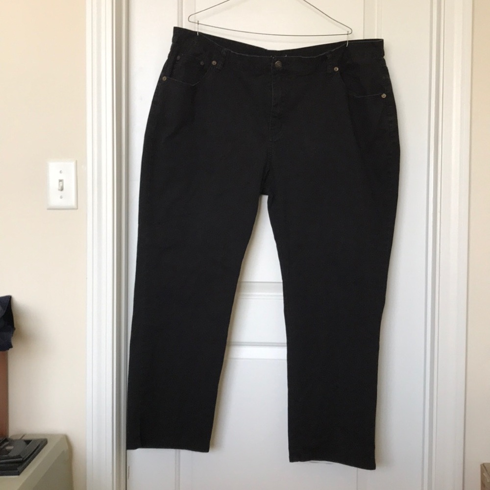 St. John’s Bay Woman Stretch Classic Black Jeans